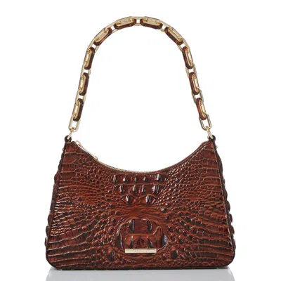 Brahmin Mod Esme Leather Shoulder Bag In Pecan