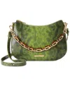 Brahmin Mod Shayna Fern Cassatt Small Leather Crossbody In Fern