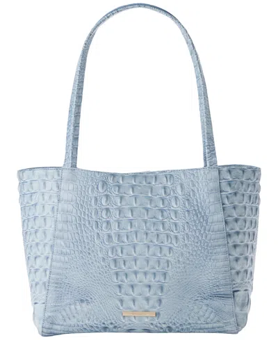 Brahmin Mona Large Tote Handbag In Blue