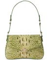 Brahmin Nerida Melbourne Small Leather Shoulder In Fern