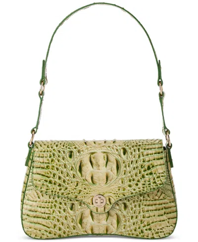 Brahmin Nerida Melbourne Small Leather Shoulder In Fern
