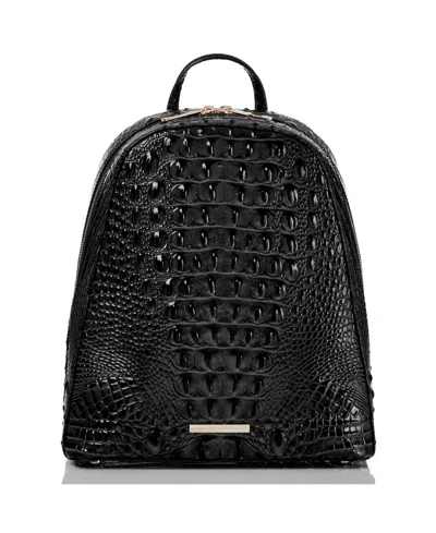 Brahmin Nola Leather Backpack In Black