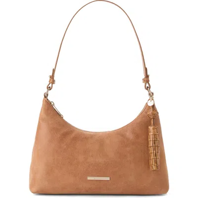 Brahmin Olivia Leather Shoulder Bag In Brown