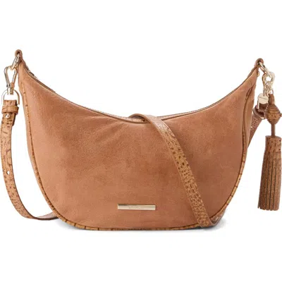 Brahmin Percy Leather Shoulder Bag In Brown