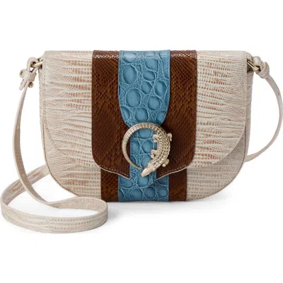 Brahmin Portia Leather Crossbody Bag In Multi