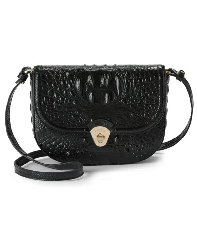 Brahmin Portia Melbourne Small Crossbody Bag In Black