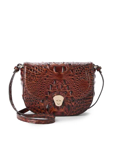 Brahmin Portia Melbourne Small Crossbody Bag In Brown
