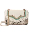 Brahmin Rosa Cloud Dancer Dubois Small Leather Crossbody In Multi