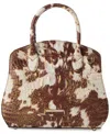 Brahmin Rosetta Melbourne Di Leather Satchel