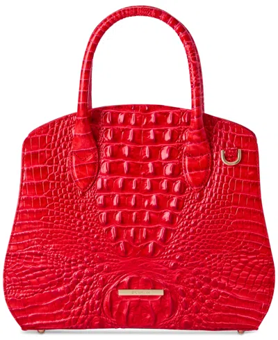 Brahmin Rosetta Melbourne Medium Leather Satchel