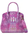 Brahmin Rosetta Melbourne Medium Leather Satchel