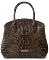 Brahmin Rosetta Melbourne Medium Leather Satchel Bag