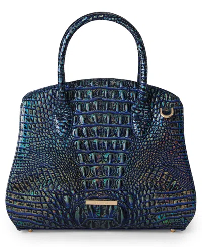 Brahmin Rosetta Melbourne Medium Leather Satchel Bag