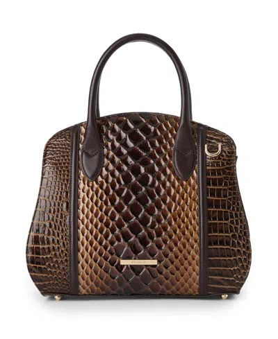 Brahmin Rosetta Toffee Caldwell Crossbody Bag