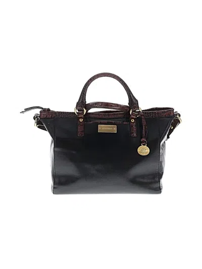 Pre-owned Brahmin Satchel In Black
