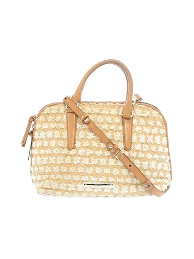 Pre-owned Brahmin Satchel In Yellow