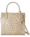 Brahmin Small Caroline Melbourne Embossed Leather Satchel