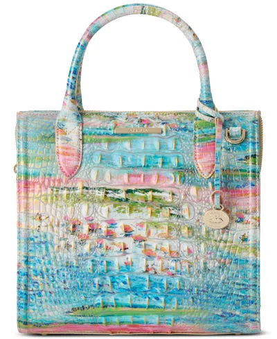 Brahmin Small Caroline Melbourne Leather Satchel In Staycation