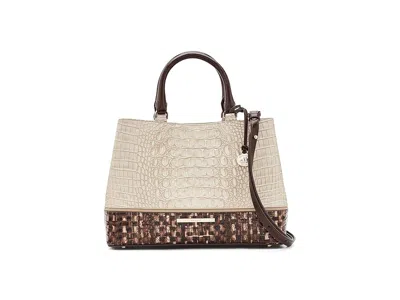 Brahmin Small Denise Cross Body Handbags Multi Banyan: One Size In White