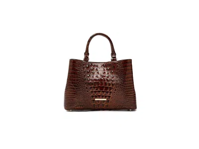 Brahmin Small Denise Cross Body Handbags Pecan: One Size In Brown