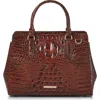 Brahmin Small Finley Pecan Melbourne In Pecan