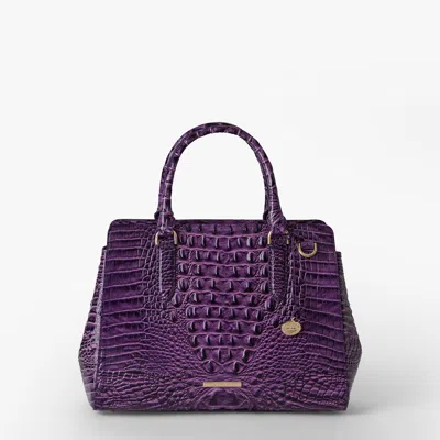 Brahmin Small Finley In Purple