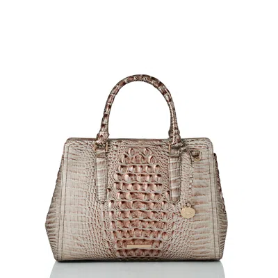 Brahmin Small Finley Silver Lining Melbourne In Brown