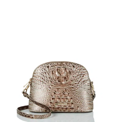 Brahmin Small Georgina Silver Lining Melbourne In Gold