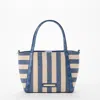 Brahmin Small Mona Tote In Blue
