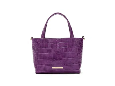 Brahmin Small Mona Cross Body Handbags Purple: One Size