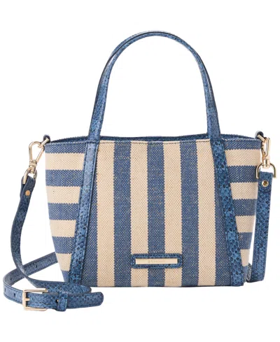 Brahmin Small Mona Handle Tote Bag In Blue