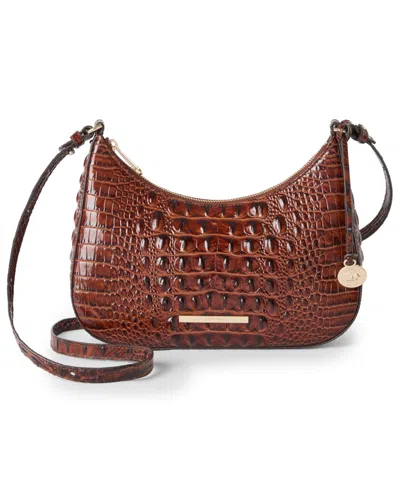 Brahmin Small Stephie Melbourne Small Leather Crossbody Handbag In Brown