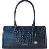 Brahmin Sophia Croc Embossed Leather Satchel