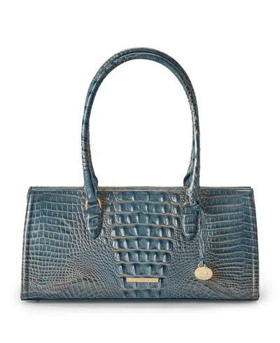 Brahmin Sophia Large Shoulder Bag In Vintage Indigo Melbourne