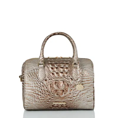 Brahmin Stacy Silver Lining Melbourne In Gold