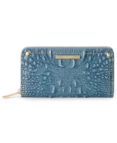 Brahmin Suri Denim Secour Leather Wallet