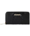 Brahmin Suri Melbourne Leather Zip-around Wallet In Black