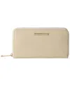 Brahmin Suri Zip-around Mini Wallet In Ivory