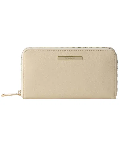 Brahmin Suri Zip-around Mini Wallet In Ivory