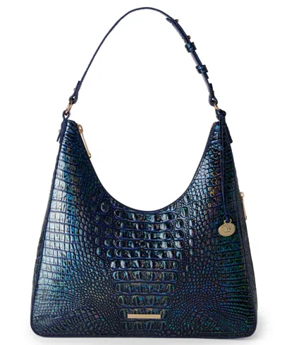 Brahmin Tabitha Leather Shoulder Bag In Blue