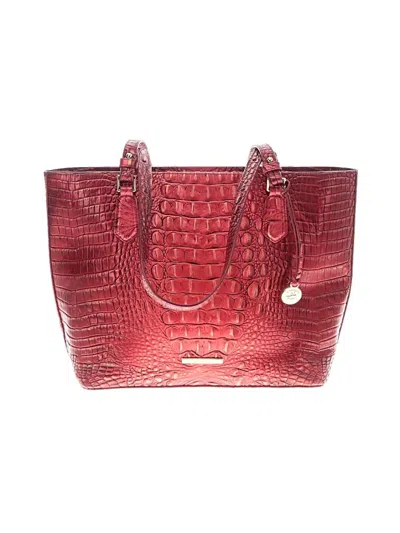 Pre-owned Brahmin Tote Bag In Red