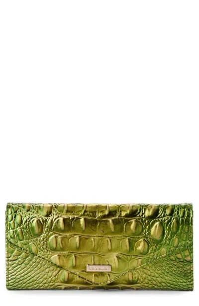 Brahmin Veronica Croc Embossed Leather Wallet