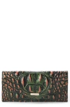 Brahmin Veronica Croc Embossed Leather Wallet