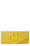 Brahmin Veronica Croc Embossed Leather Wallet