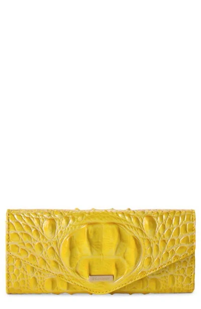 Brahmin Veronica Croc Embossed Leather Wallet