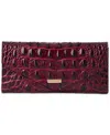 Brahmin Veronica Croc Embossed Leather Wallet