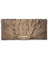 Brahmin Veronica Melbourne Embossed Leather Wallet In Brindle