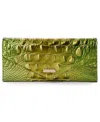 Brahmin Veronica Croc Embossed Leather Wallet