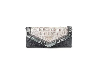 Brahmin Veronica Wallet Handbags Charcoal: One Size In Black