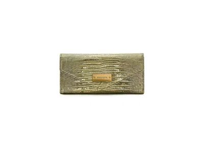 Brahmin Veronica Wallet Handbags Olive: One Size In Green
